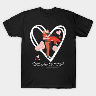 The illustration design for Valentine's Day celebration  - For romantic love, friendship, and admiration. T-Shirt